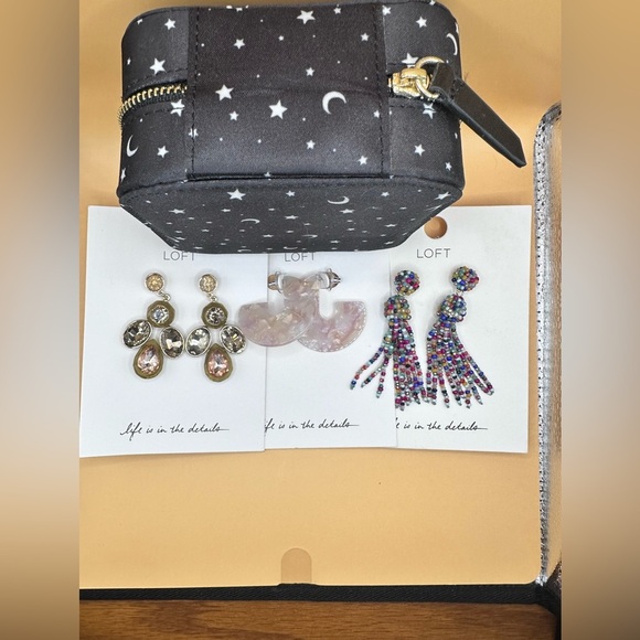 LOFT ๐ Pierced Earrings (3sets) with LOFT Jewelry Box, All NWT - Picture 3 of 15